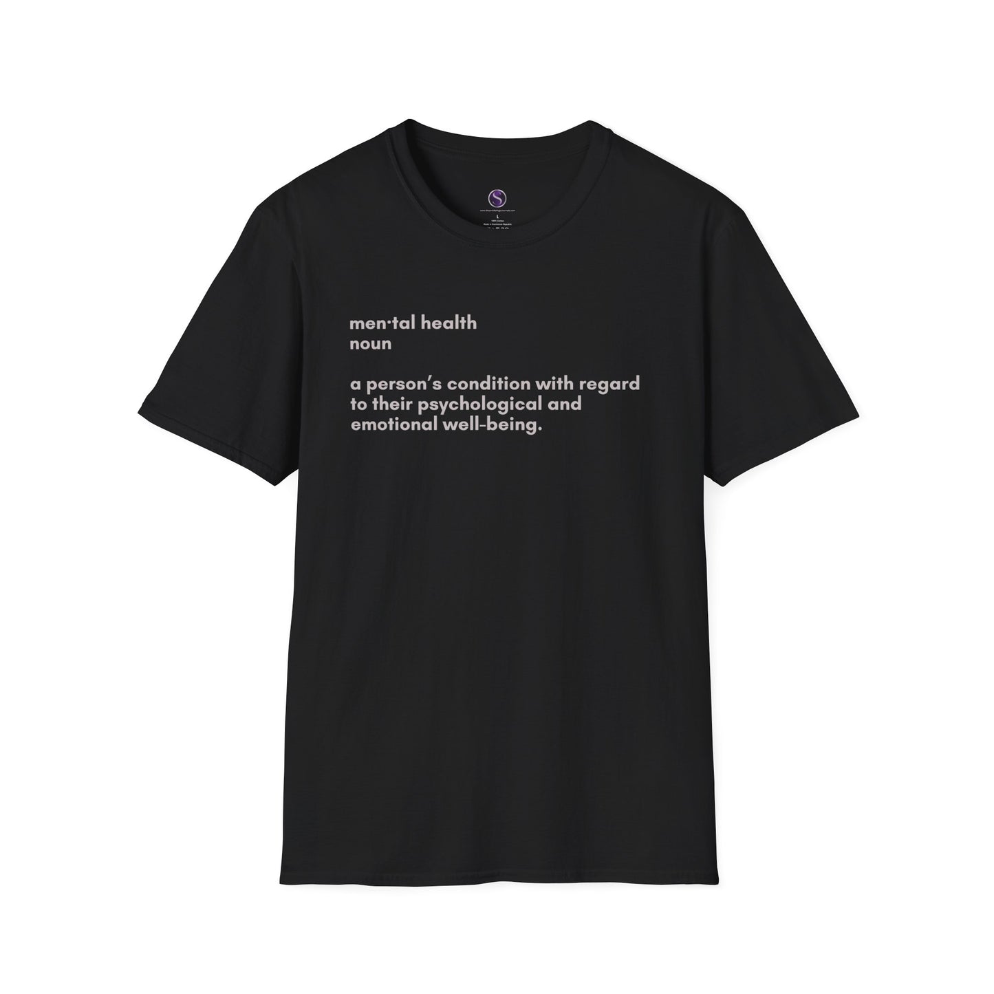 Mental Health Definition Unisex Softstyle T-Shirt