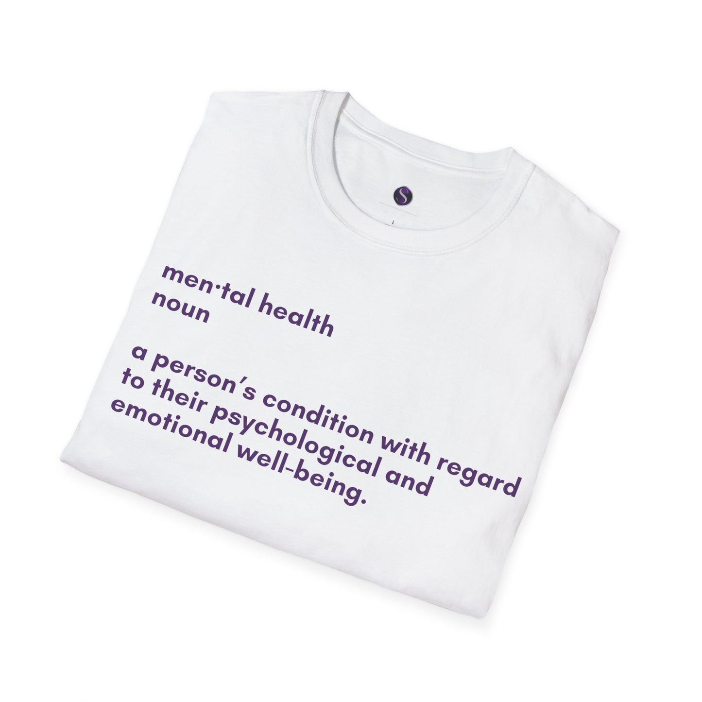 Mental Health Definition Unisex Softstyle T-Shirt