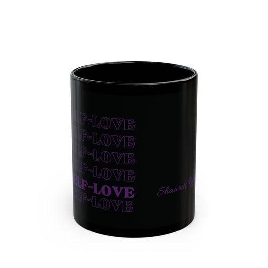 Self-Love Black Mug 11oz