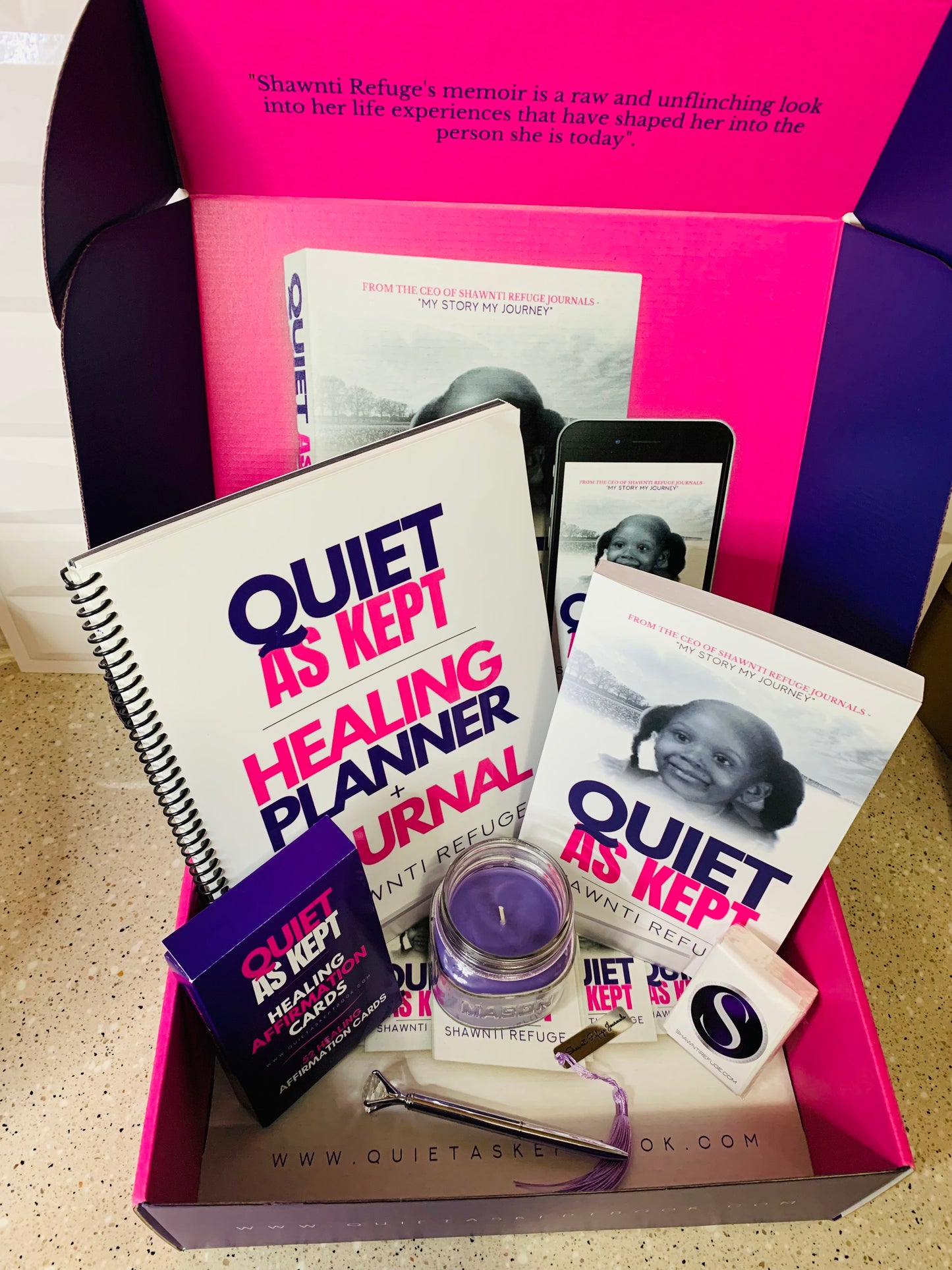 Quiet As Kept Self-Care Box