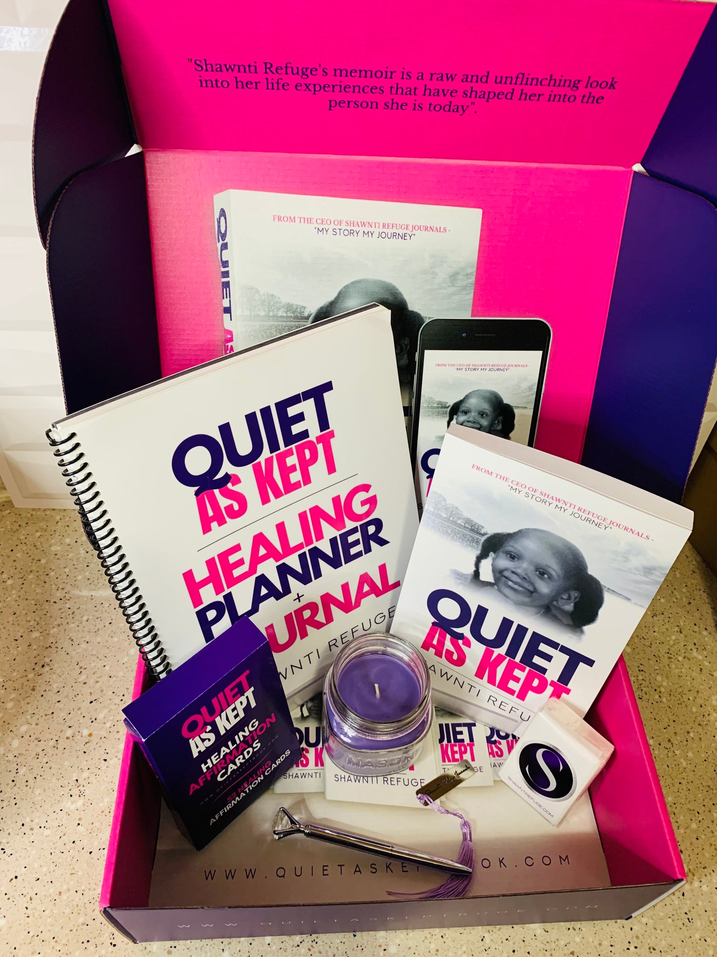 Quiet As Kept Self-Care Box