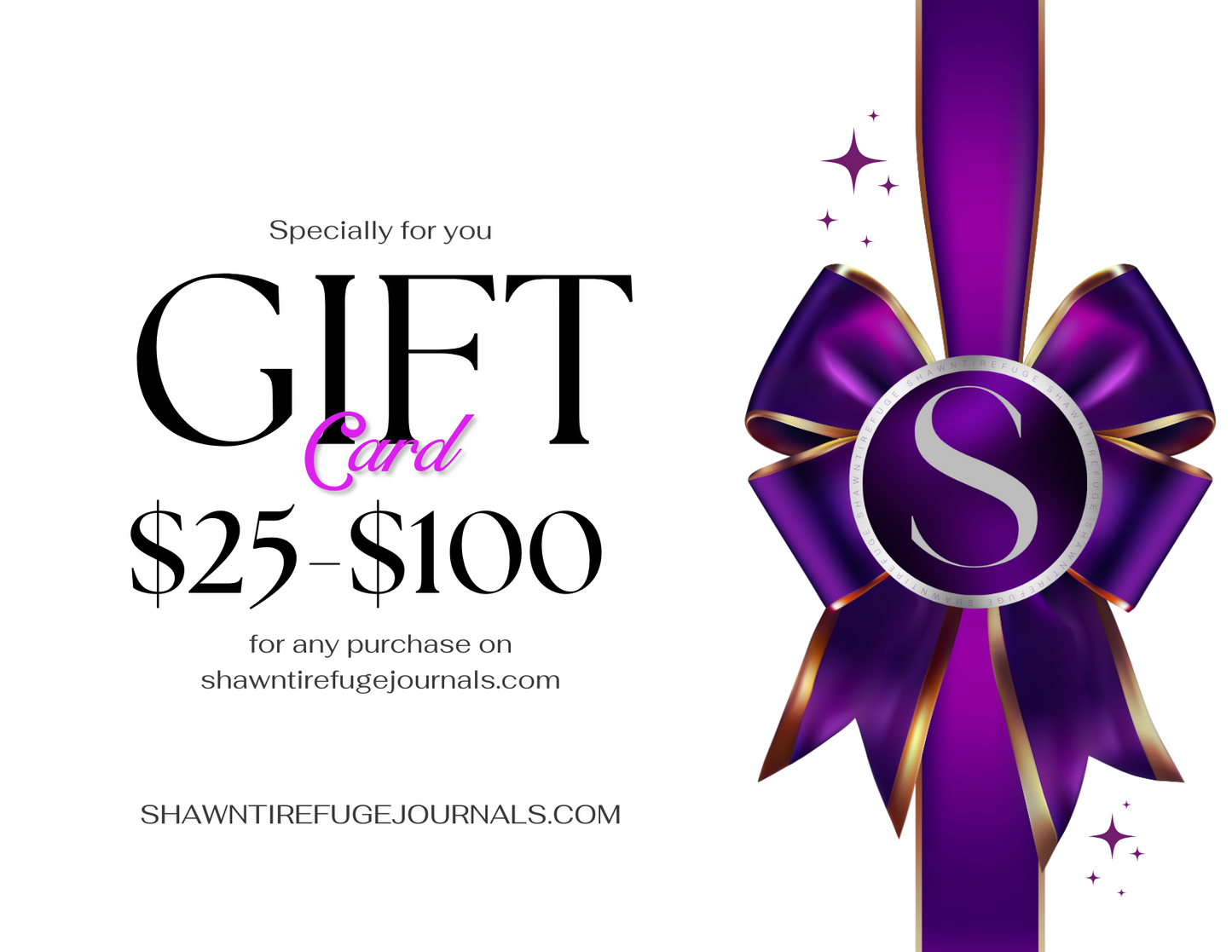 Shawnti Refuge Journals e-Gift Card