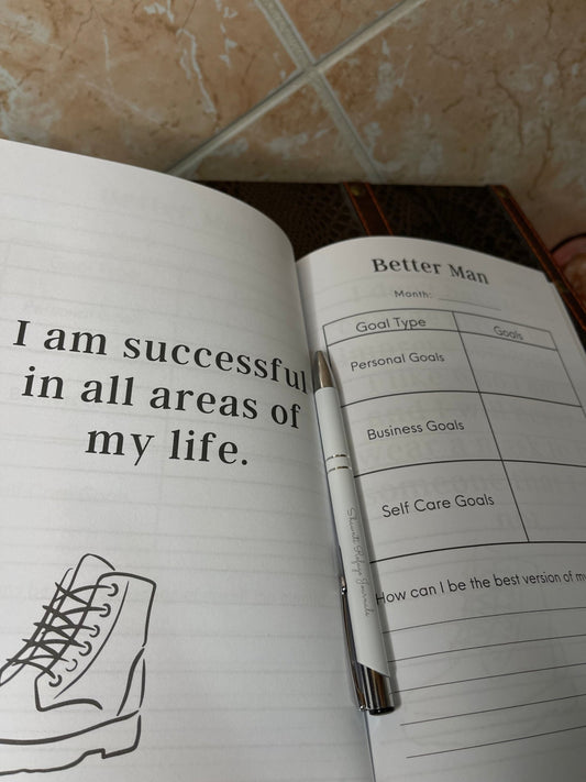 Better Man Guided Journal & Mug Gift Set - Shawnti Refuge Journals