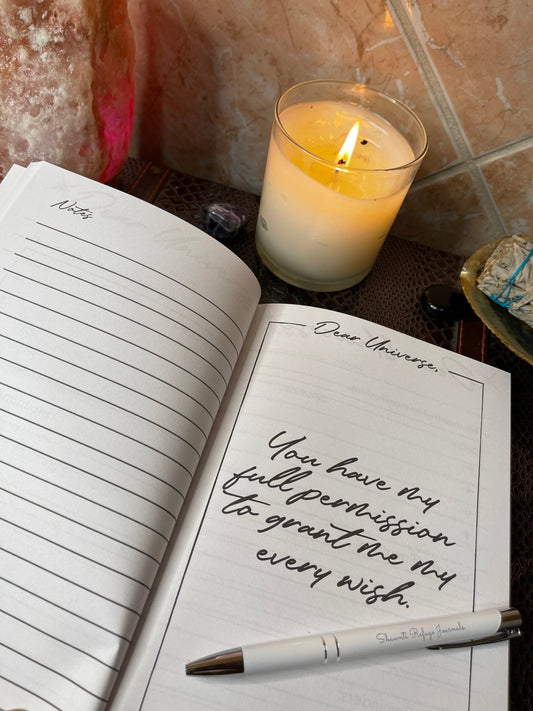 Dear Universe: Affirmation & Manifestation Guided Journal & Mug Gift Set - Shawnti Refuge Journals