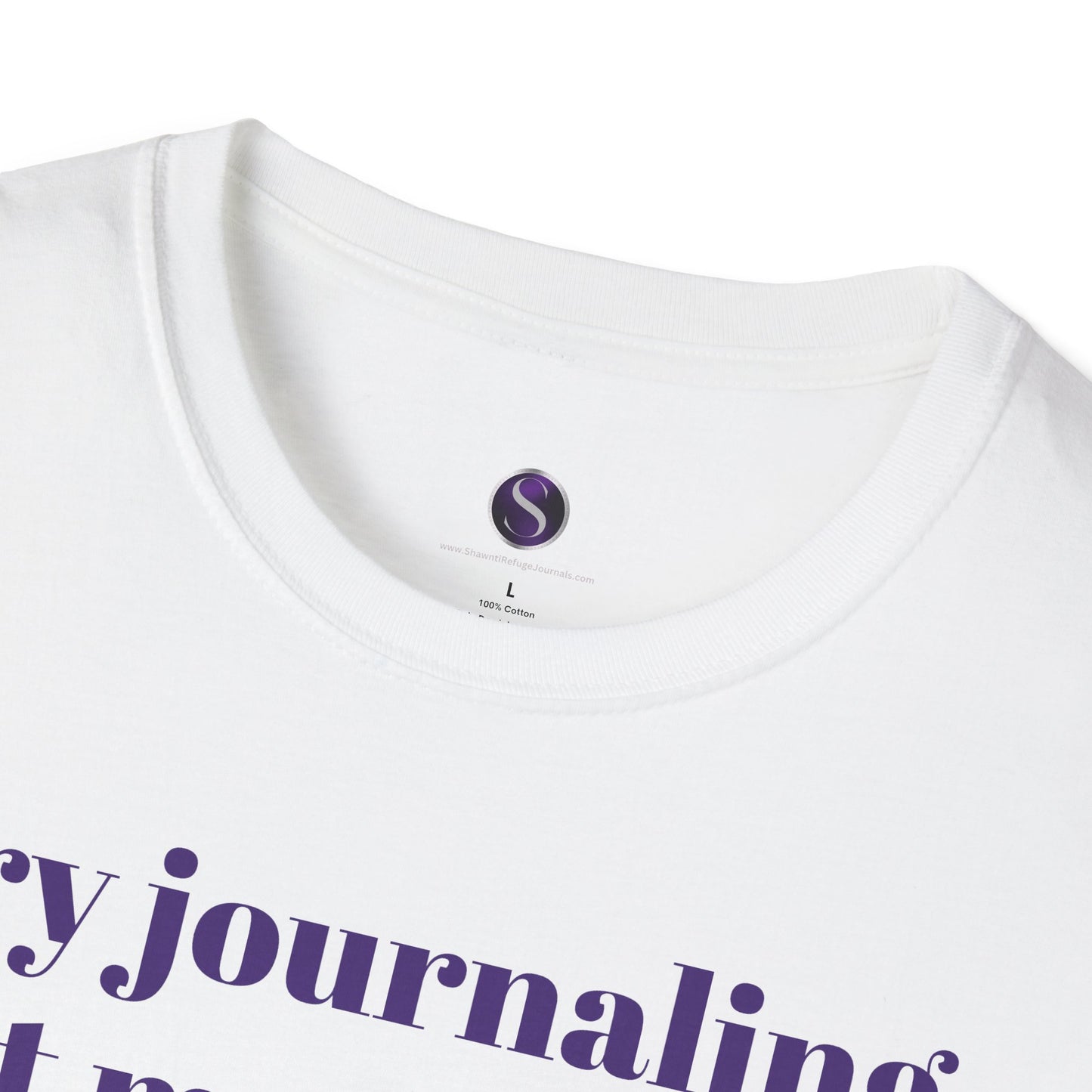 Try Journaling. Not Me. Unisex Softstyle T-Shirt