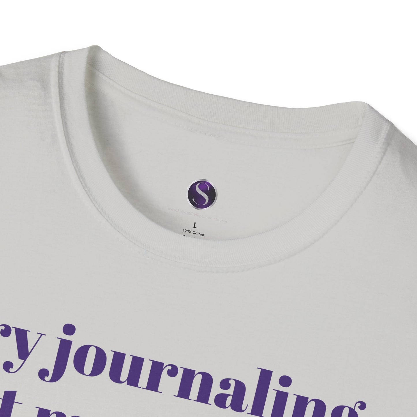 Try Journaling. Not Me. Unisex Softstyle T-Shirt