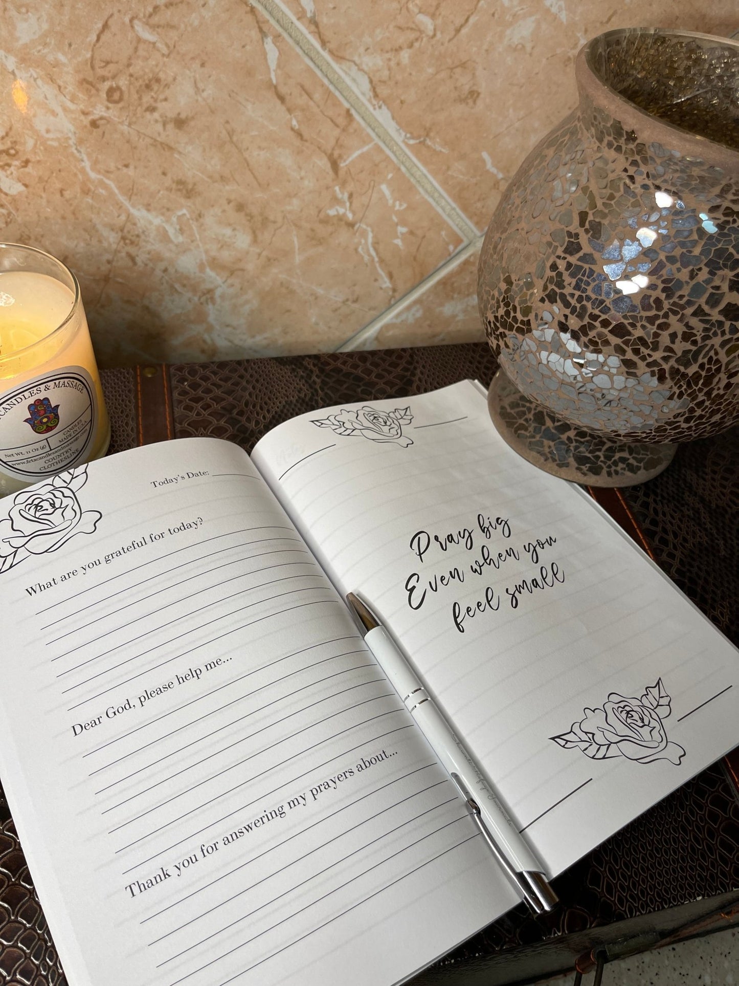 About That Prayer Life - Guided Prayer Journal & Mug Gift Set - Shawnti Refuge Journals