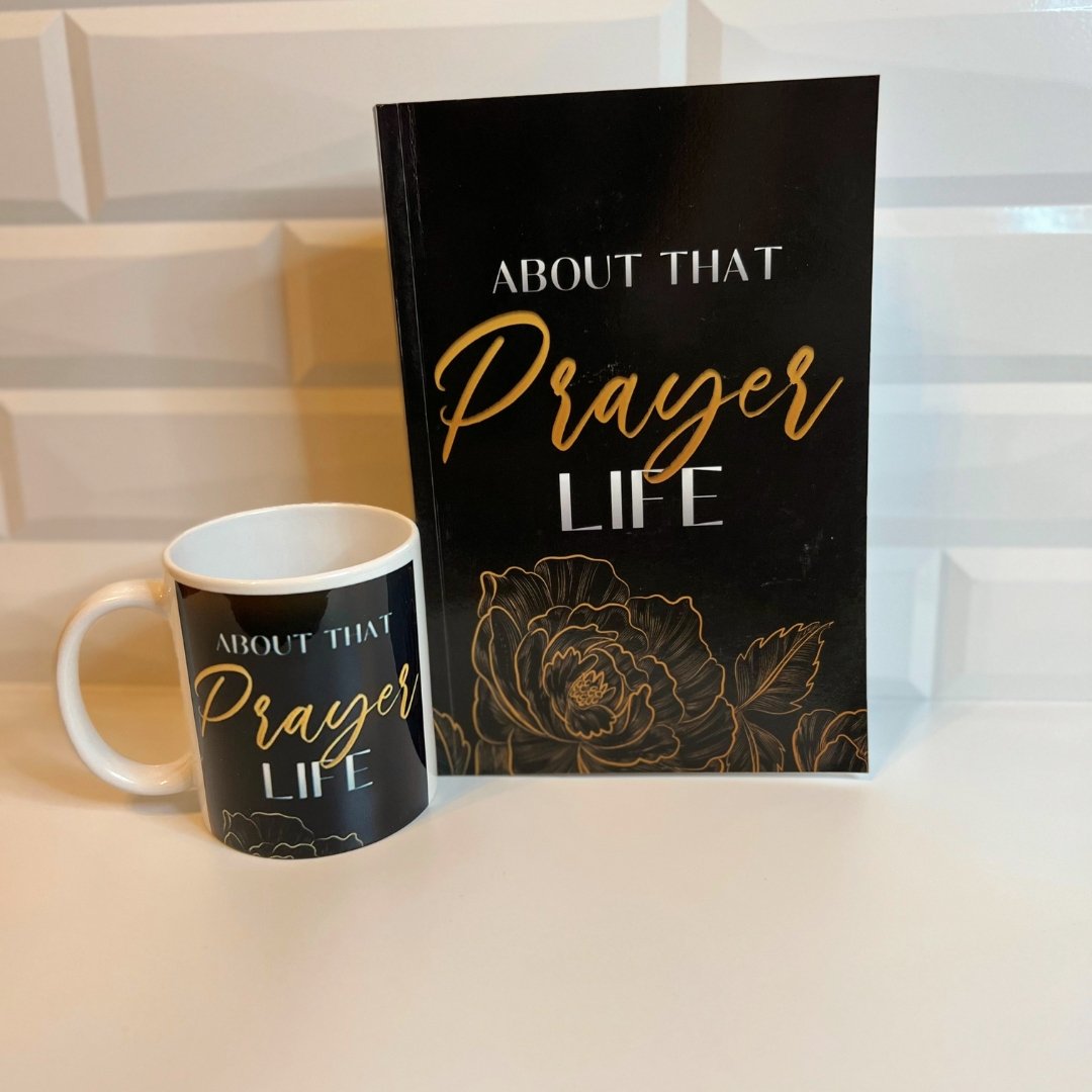 About That Prayer Life - Guided Prayer Journal & Mug Gift Set - Shawnti Refuge Journals