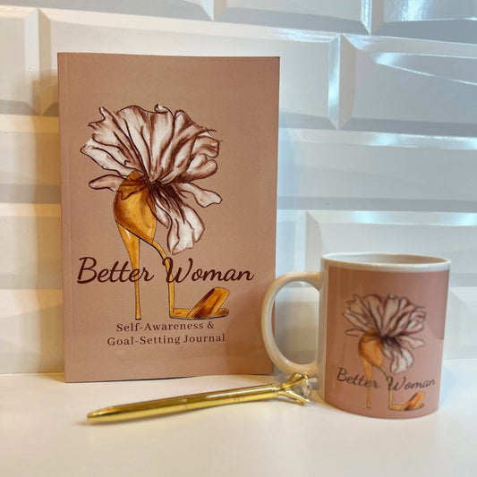 Better Woman Guided Journal & Mug Gift Set - Shawnti Refuge Journals