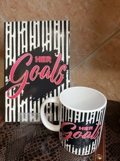 HER Goals: Goal-Setting Guided Journal for Women & Mug Gift Set - Shawnti Refuge Journals