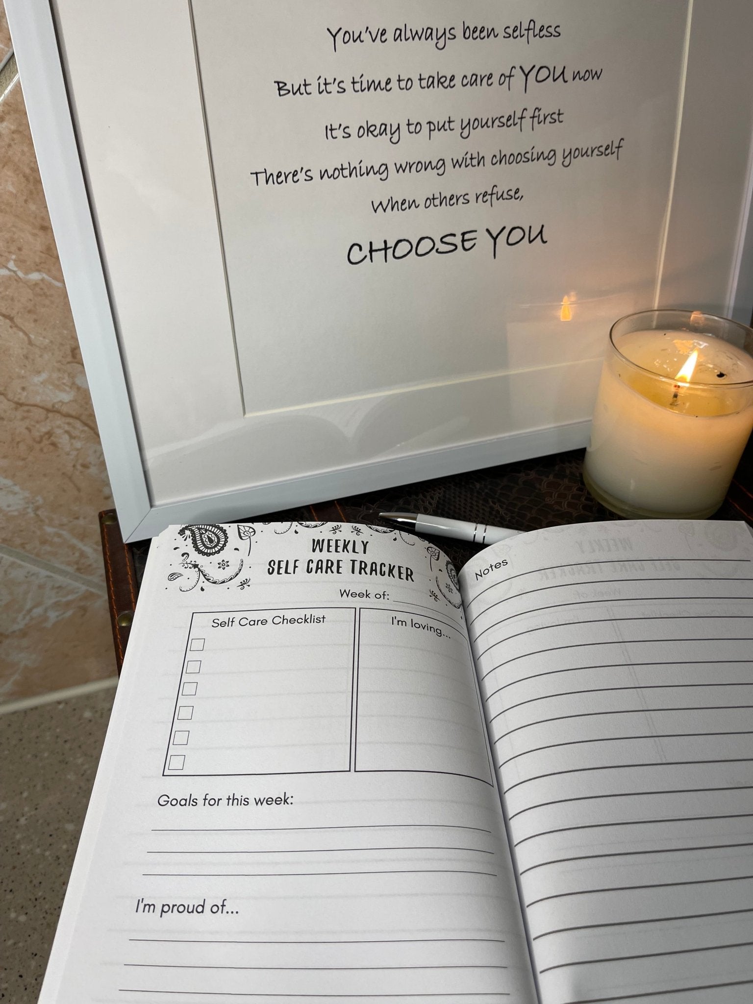 Love Yo Self: Weekly Affirmations and Self-Care Tracking Guided Journal - Shawnti Refuge Journals