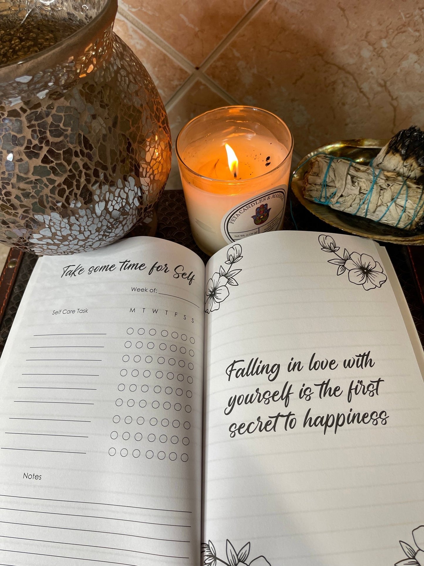 Made With Self Love: Self-Love Accountability Guided Journal - Shawnti Refuge Journals