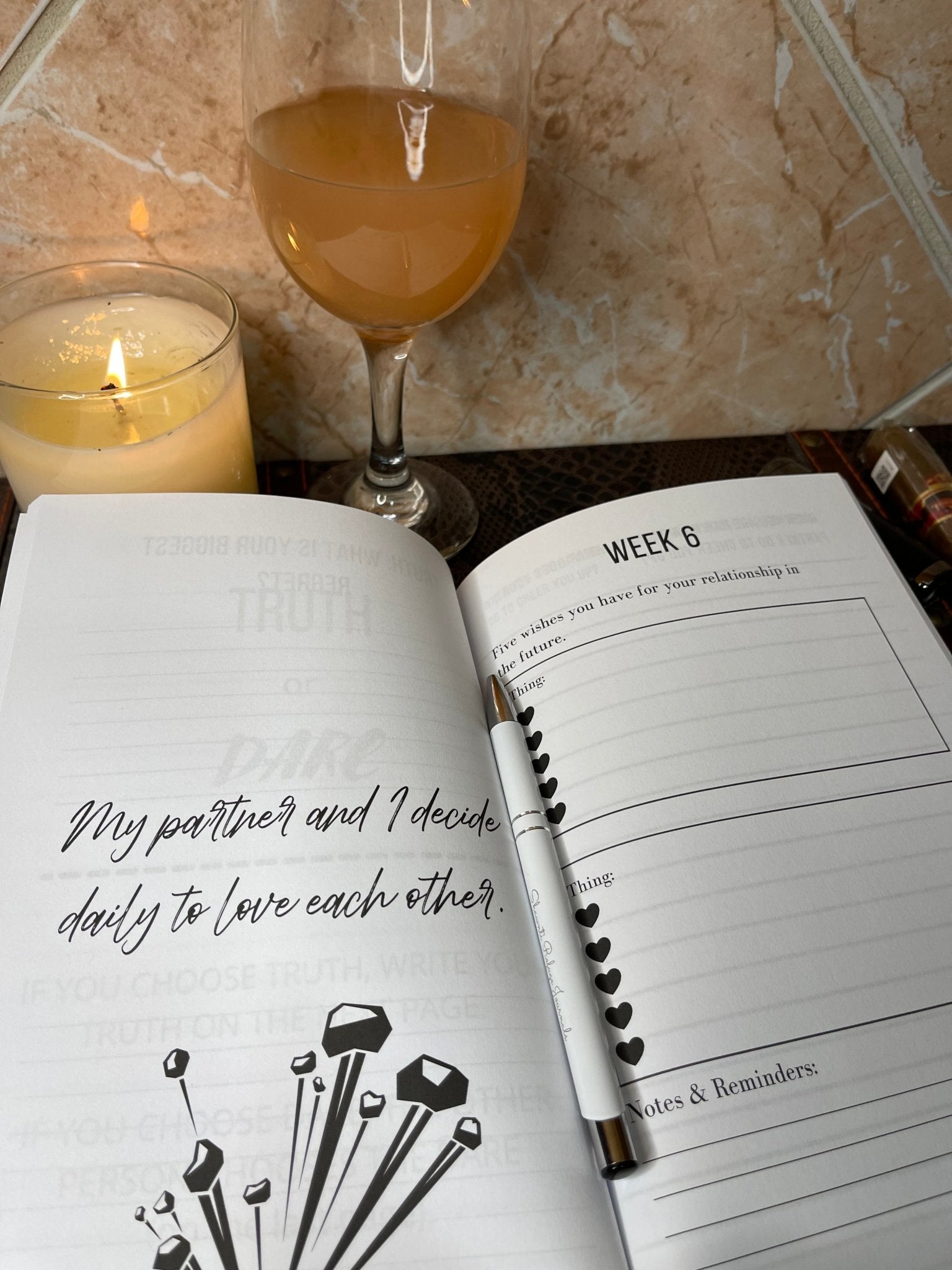 Our Bond: Guided Journal for Couples - Shawnti Refuge Journals