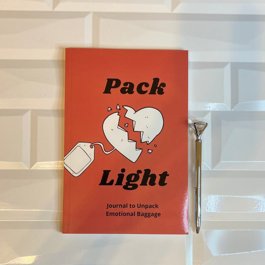 Pack Light Unpacking Emotional Baggage Guided Journal - Shawnti Refuge Journals