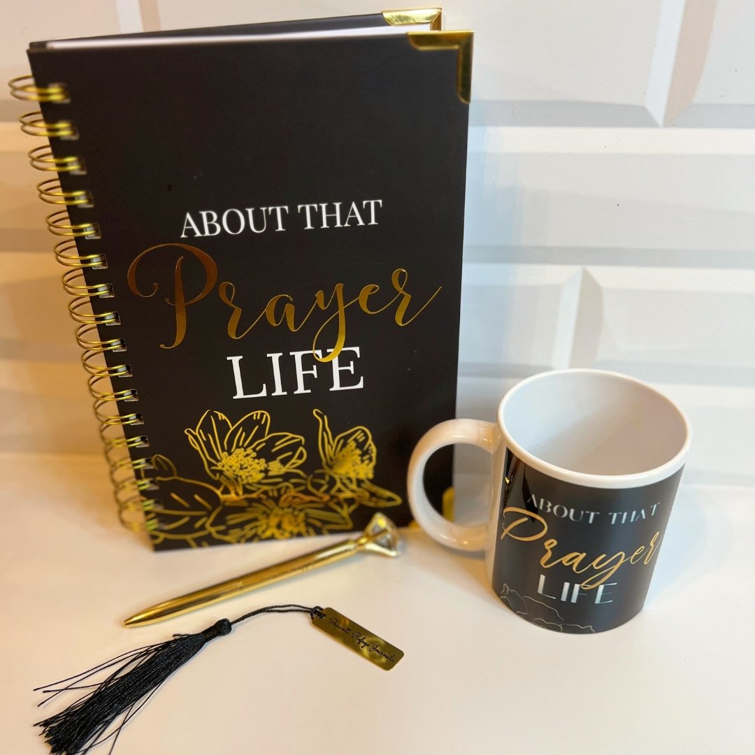 PRE-SALE Luxury About that Prayer Life Guided Journal - Shawnti Refuge Journals