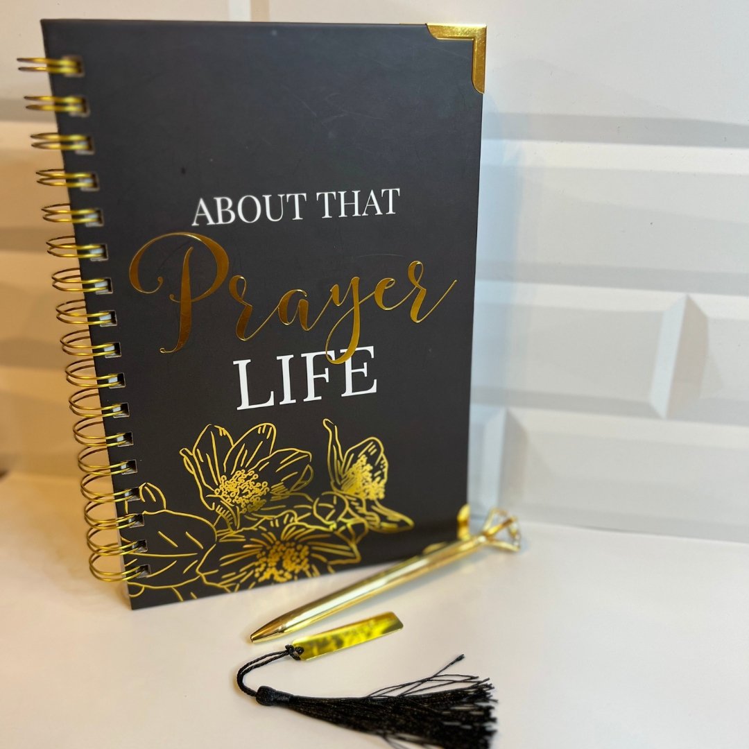 PRE-SALE Luxury About that Prayer Life Guided Journal - Shawnti Refuge Journals