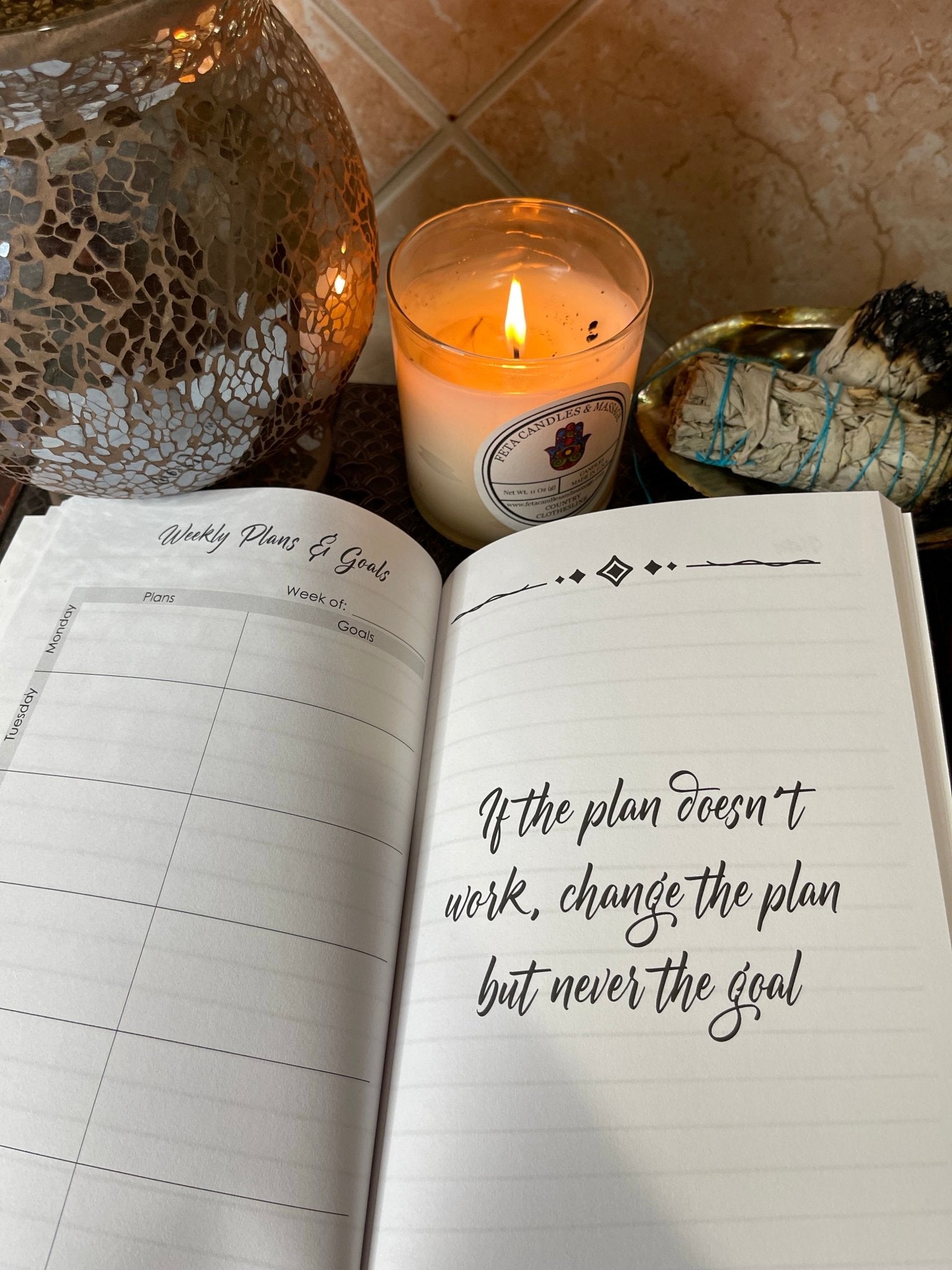 Success Starts With a Plan Guided Journal & Mug Gift Set - Shawnti Refuge Journals
