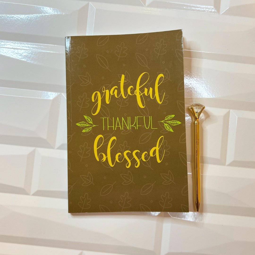 Thankful Grateful Blessed Guided Journal - Shawnti Refuge Journals